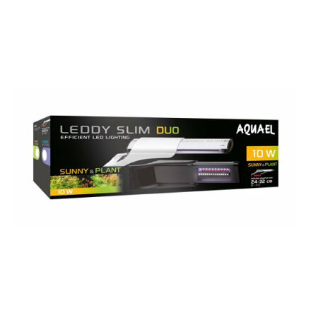 Leddy Slim Duo sunny & Plant 10W Vit till 24-50 cm akvariumbredd
