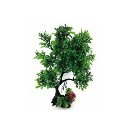 Bonsaiträd plastväxt Grön 15x30cm