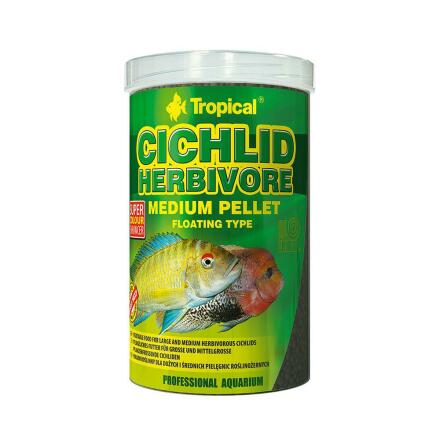 Cichlid herbivore M pellets flytande 500ml/180g, Tropical 24/04