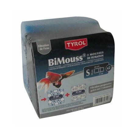 BiMouss Filterblock/svamp fin+grov 10/30 ppi