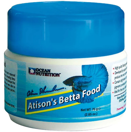 Atisons Betta food 75g, Ocean Nutrition 25/07