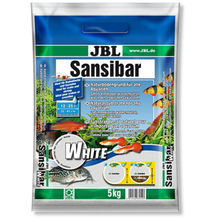 Akvariegrus Sansibar White 5Liter, DecoQuartz