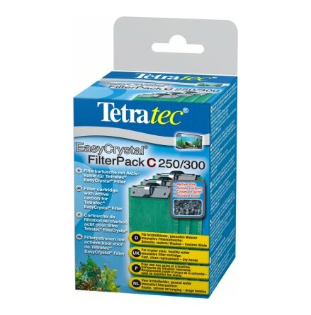 Filterpatron EasyCrystal 3 st m aktivt kol C250/300, Tetra